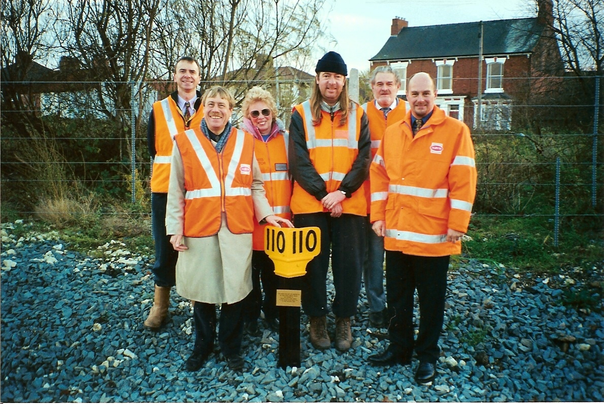 Reinstating the lost mile post at Barton